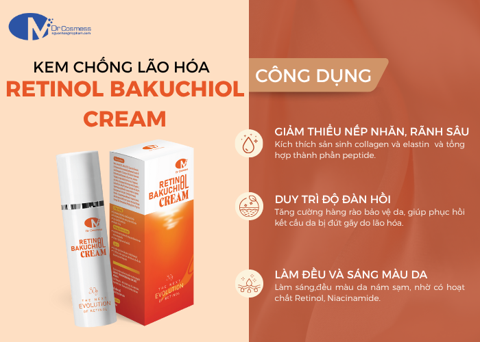 Các công dụng chính của Retinol Bakuchiol Cream