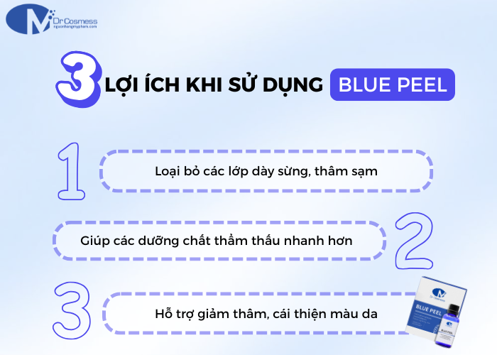 Công dụng chính của sản phẩm Blue Peel