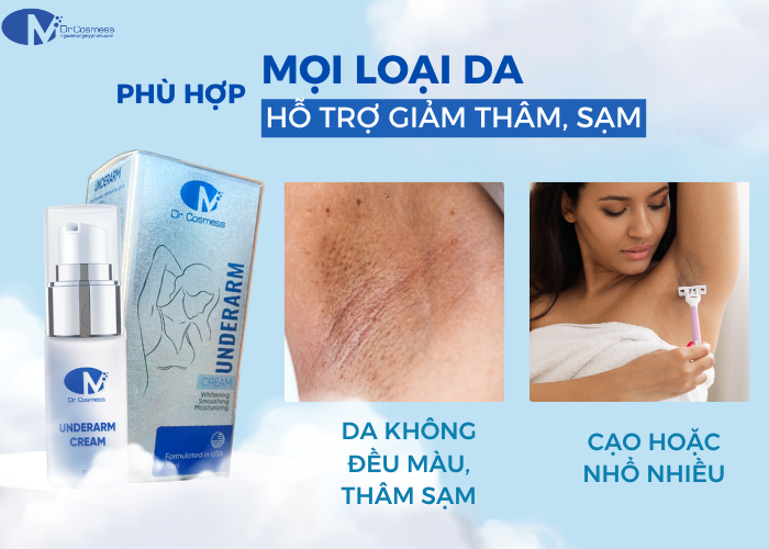 Sản phẩm phù hợp với mọi loại da giúp làm mịn và sáng hơn
