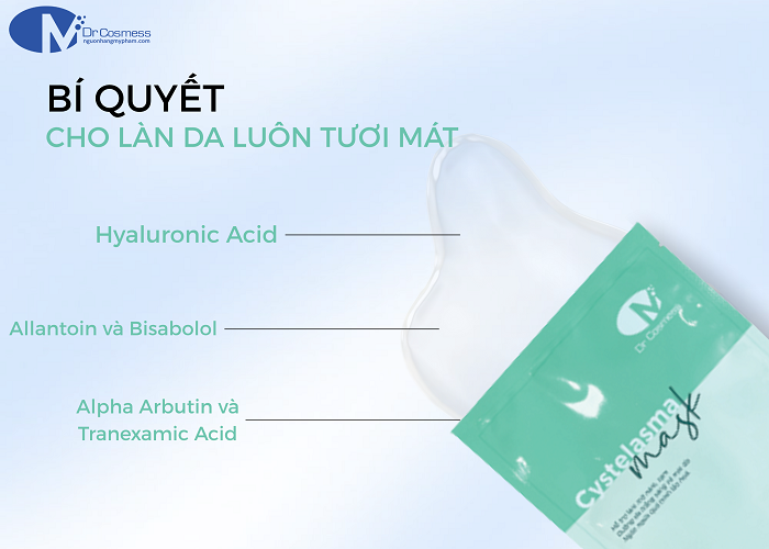 Thành phần chính của Cystelasma Mask
