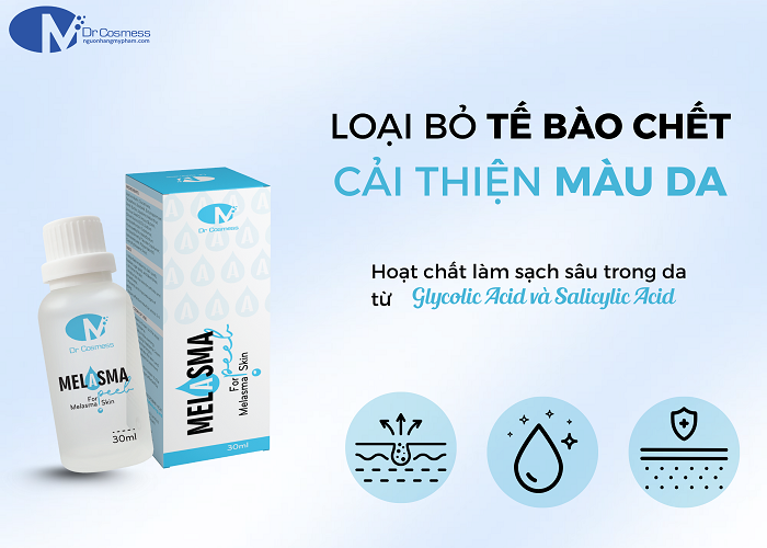 Sản phẩm peel da nám Dr Cosmess Melasma Peel
