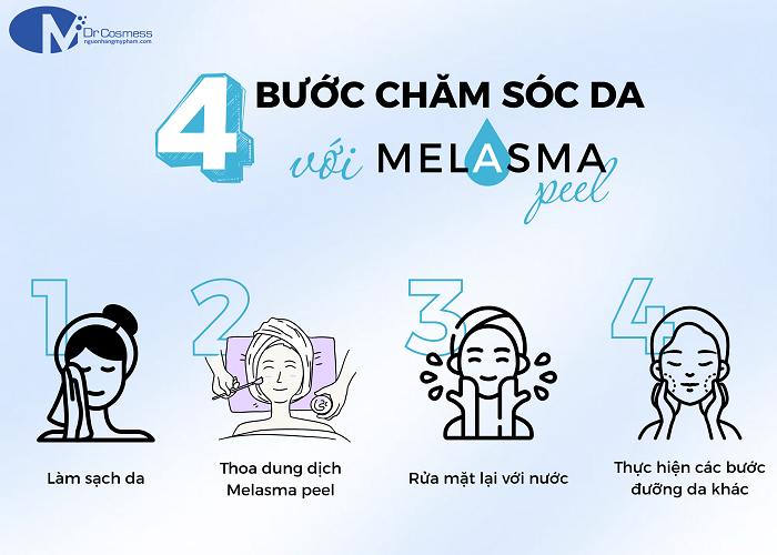 Cách sử dụng Melasma Peel