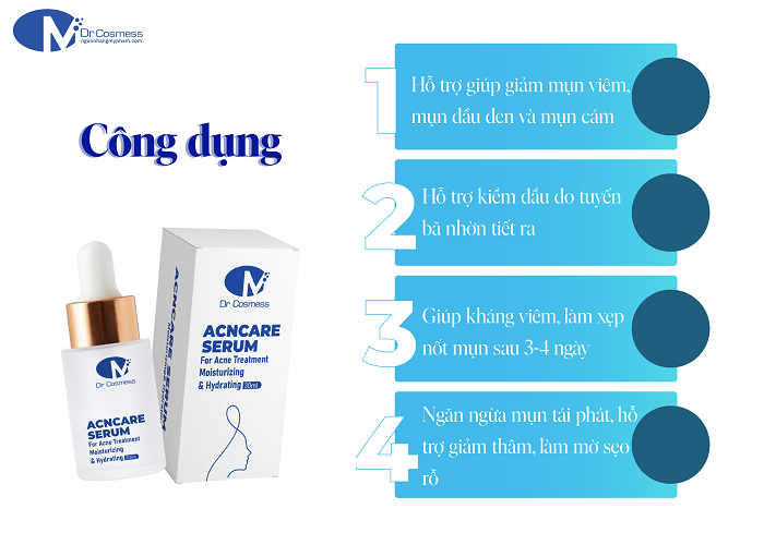 Công dụng của sản phẩm Acncare Serum