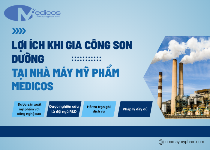 Lợi ích khi gia công son dưỡng tại Medicos