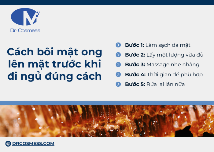 Những cách bôi mật ong lên mặt đúng cách trước khi ngủ