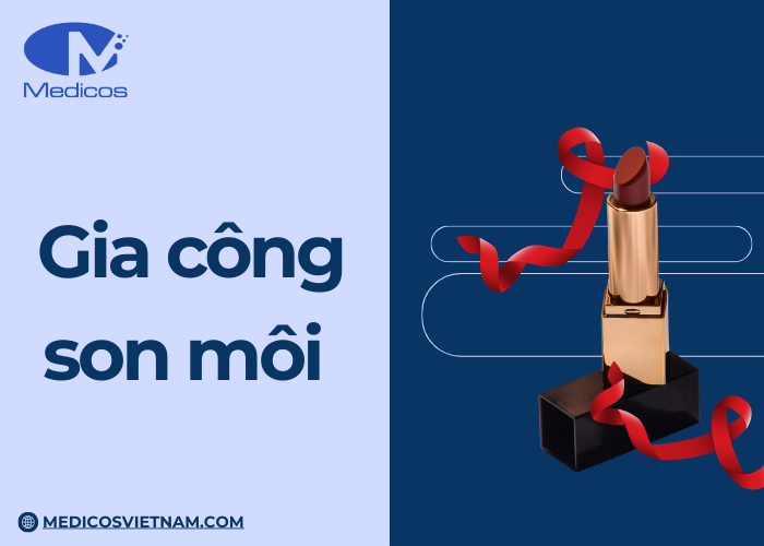 Gia công son môi tại nhà máy Medicos